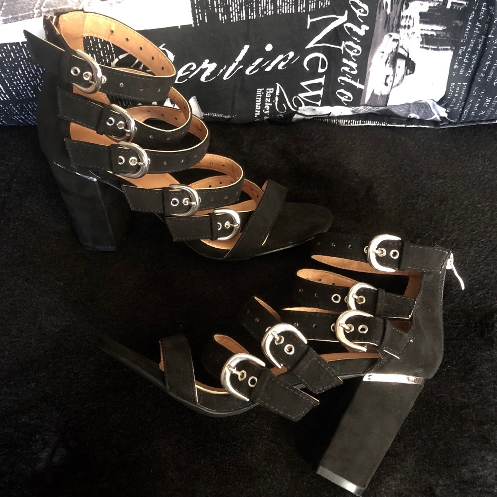 Multi Buckle Heels